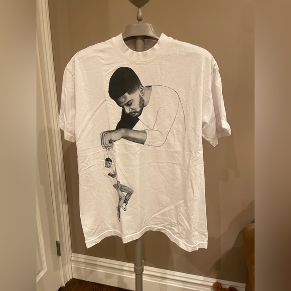 Kid Cudi Virgil Abloh Leader Delinquents Pulling Strings t shirt - Picture 2 of 6